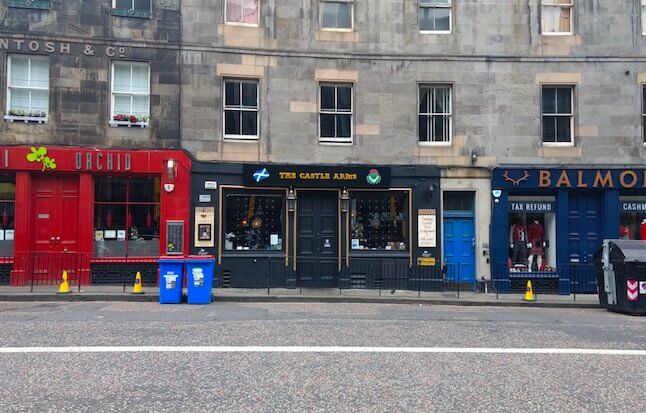 Castle Arms pub in Edinburgh