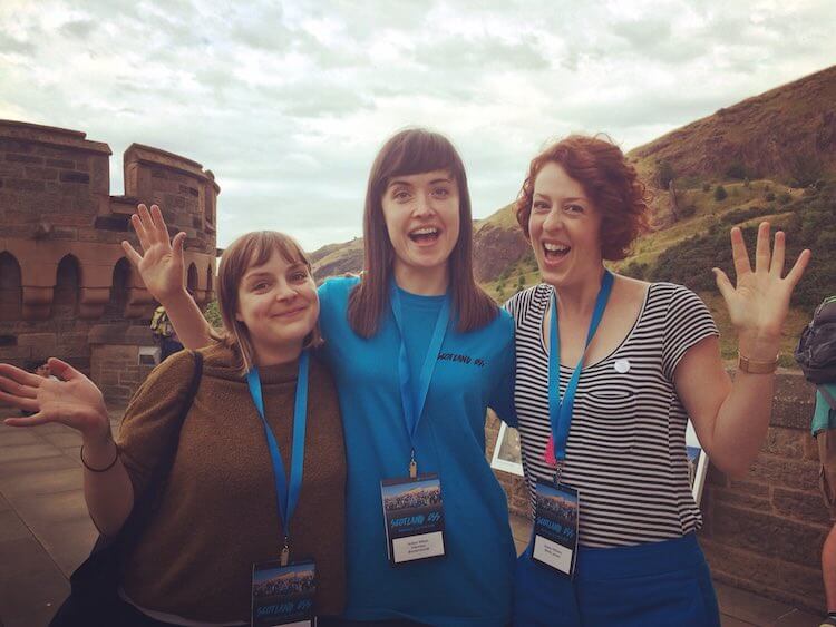 Emily, me and Anwen at Scotland CSS