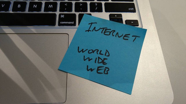 web versus internet task