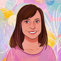 Digitally-drawn avatar of Amber
