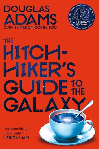 The Hitchhikers Guide to the Galaxy book cover